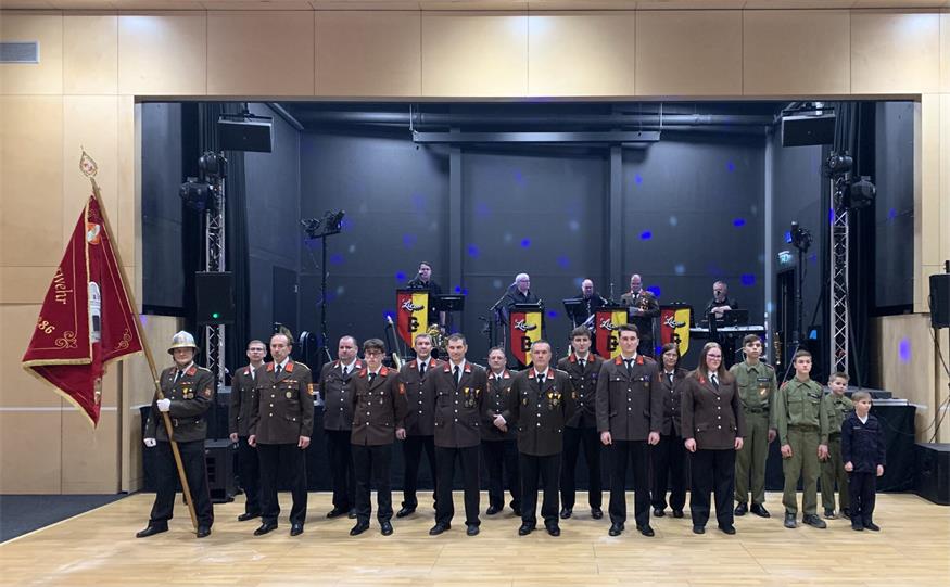 Die Mitglieder der Freiwilligen Feuerwehr Neutal. 