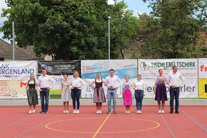 Akrobatisch: Schauturnen der „Sportunion Neudörfl Sektion Gymnastik“
