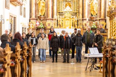 Die Musical-Werkstatt „Sonnenland“ präsentierte „Judas, ein Mensch – Unplugged“ in der Basilika Frauenkirchen.