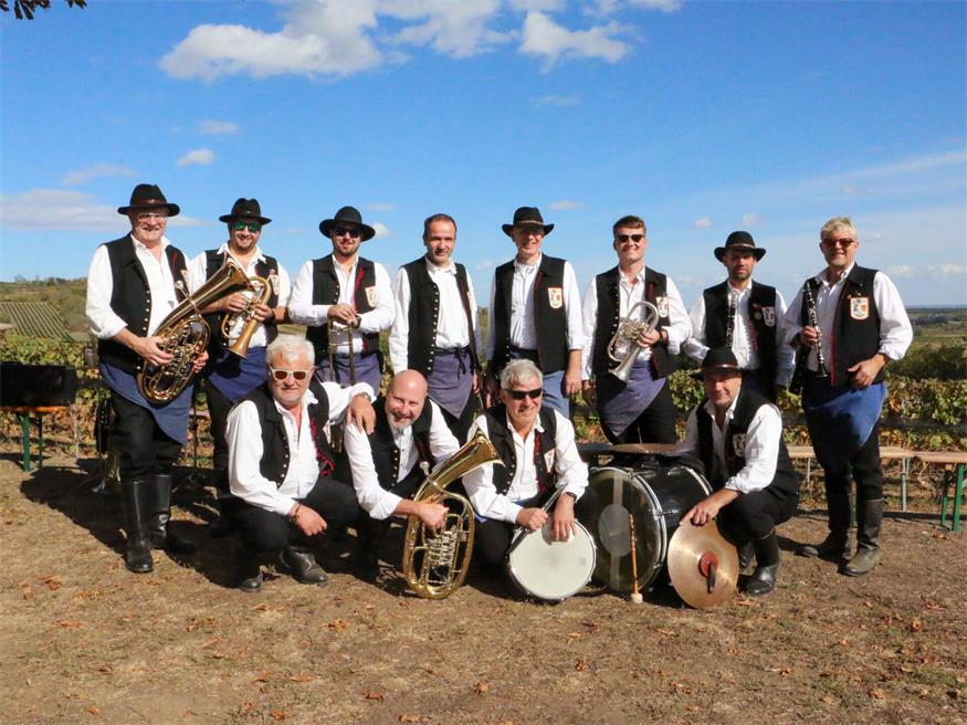 Die Musikanten der Fahnenschwinger Blaskapelle beim diesjährigen „Sturm & Klang". 