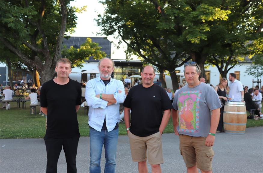 Die Organisatoren Hannes Schuster, Roland Velich, Pannatura-Betriebsleiter Markus Kratzer und Christian Tschida freuten sich über viele Gäste.