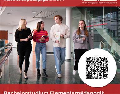 Die PPH Burgenland bietet ab Oktober 2026 erstmals ein grundständiges Bachelorstudium für Elementarpädagogik an.