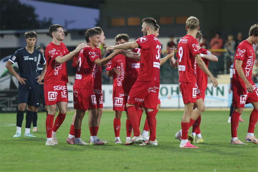 Die Parndorfer konnten in der ersten Runde in Wien bei der Viktoria drei Mal jubeln, gewannen 3:1.