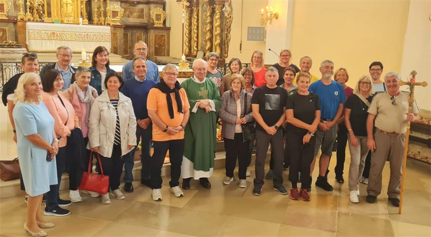 Die Pilgergruppe des Pensionistenverbandes Draßburg. Die Reise führte dieses Mal nach Frauenkirchen. 