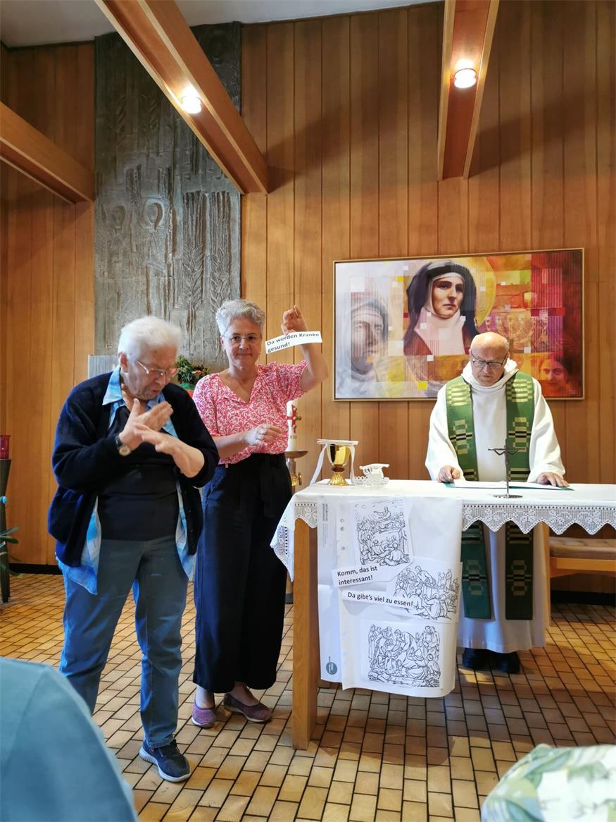 Gehörlose feierten Gottesdienst im Haus der Begegnung