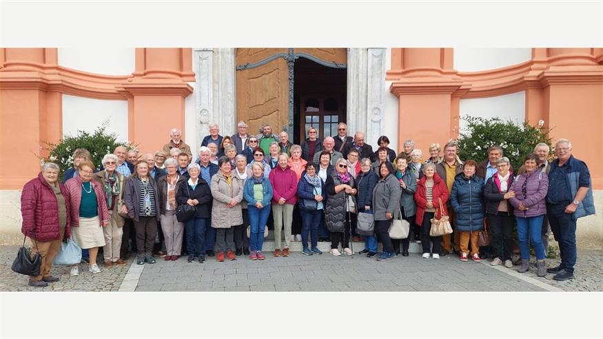 Die Reisegruppe besuchte auch die Basilika Maria Trost.