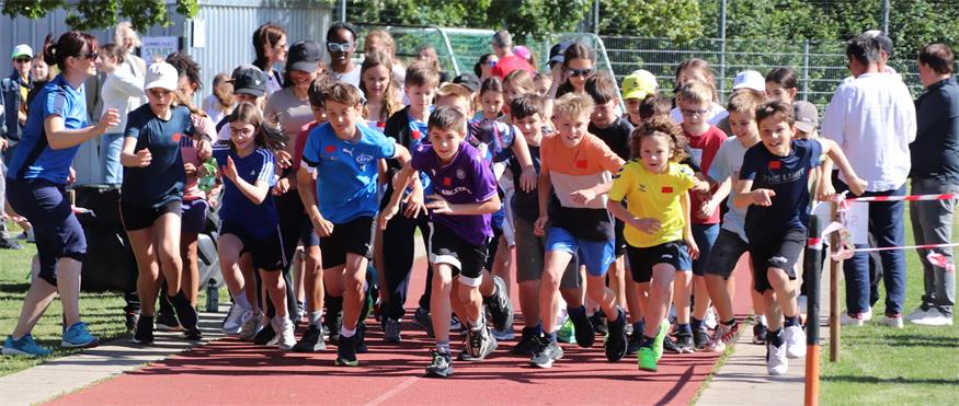 Die Schüler waren beim Charity-Lauf im Mai dieses Jahres mit großem Eifer bei der Sache.