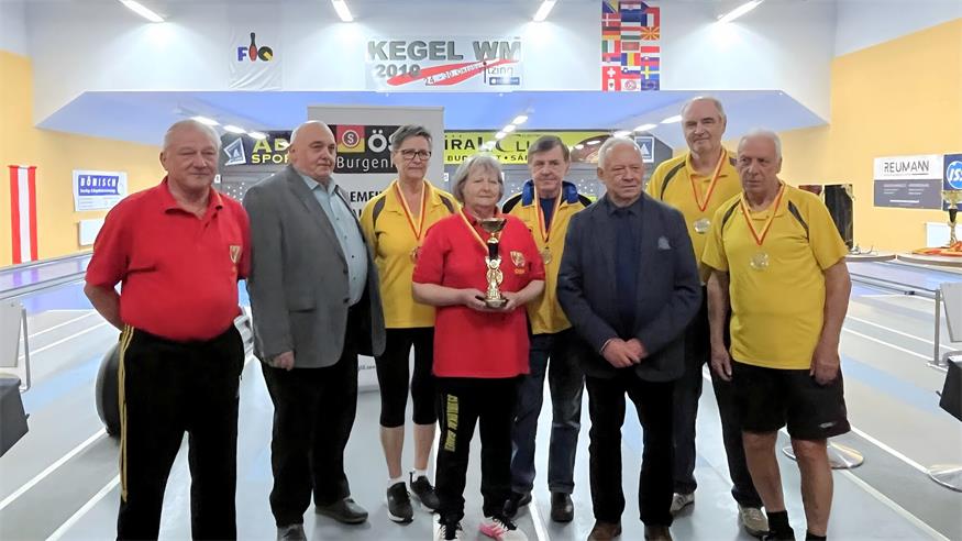 Die Seniorenbund-Landesmeisterschaft im Kegeln gewann das Team aus Leithaprodersdorf.