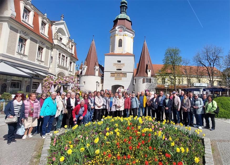 Die Seniorinnen und Senioren genossen auch die Führung durch Krems.