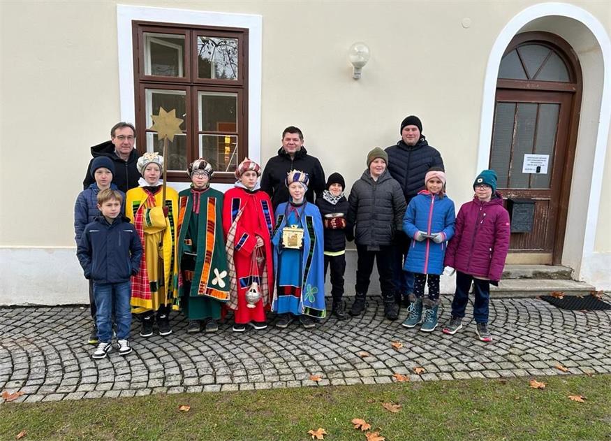 Die Sternsinger in Oberbildein zogen auch in diesem Jahr von Haus zu Haus. 