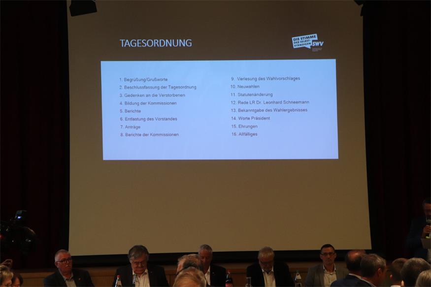 Der Landesverbandstag des SWV 2025 im Neudörfler Martinihof in Bildern