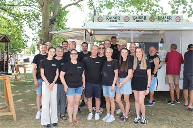 Die Volkspartei Großwarasdorf durfte sich bei der „Ljetna Fešta“ über zahlreiche Besucherinnen und Besucher freuen.