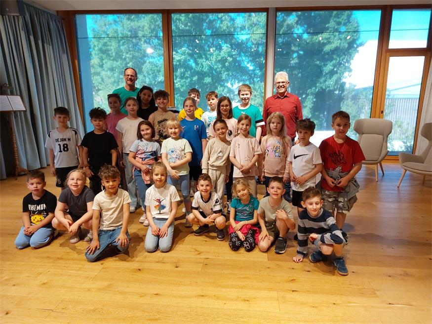 Die Volksschüler befassten sich beim Workshop mit dem Leben des berühmten Komponisten.