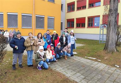 Die Volksschüler:innen aus Neuberg statteten dem ZBG Oberwart einen Besuch ab.