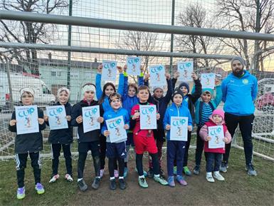 Die Youngsters des SC Breitenbrunn fiebern schon dem heurigen Kirschblütencup entgegen. 