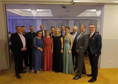 Die anwesenden Stadt- und Gemeinderäte genossen den zweiten Stadtball in Pinkafeld. 