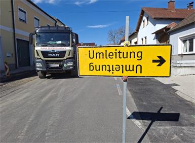 Die ersten Arbeiten werden in der Angergasse durchgeführt.