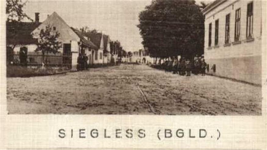 Die sigleßer Hauptstraße anno dazumals.