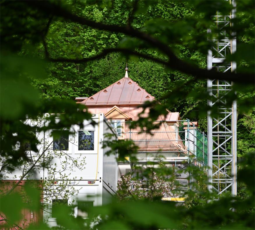 Die von Porsche im Jahr 2020 gekauft Villa wird gerade renoviert