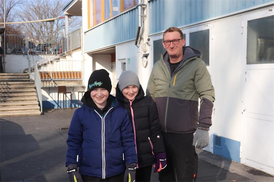 Kinder hatten viel Spaß am Mattersburger Eislaufplatz