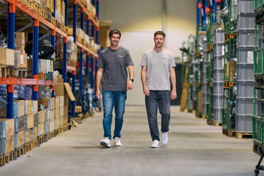 Dominik und Lukas Weber sind mit ihrer Firma irripart24 auf der Erfolgsstraße.