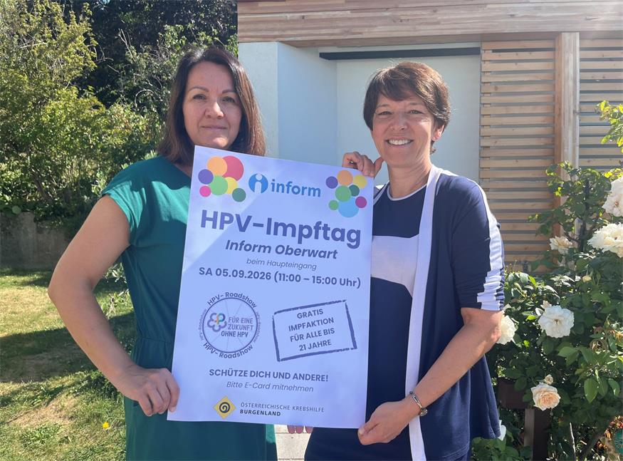 Dr. Edmira Bekto und Dr. Michaela Klein impfen bei der Inform. 