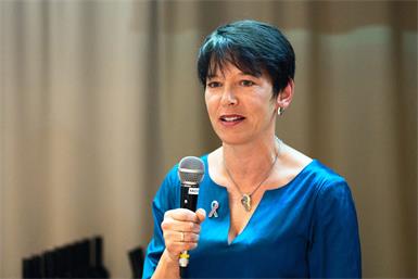 Dr. Michaela Klein, Präsidentin der Krebshilfe Burgenland.