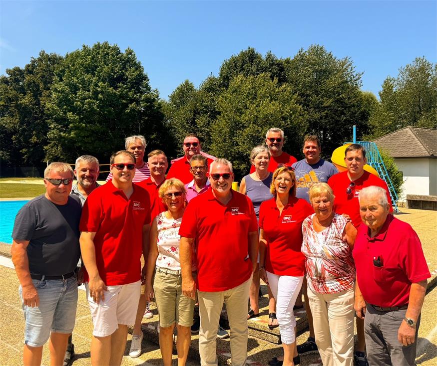Sommer, Sonne, Sonnenschein: SPÖ tourte durch Mittelburgenlands Bäder