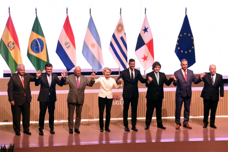 EU-Mercosur: Freude nach Unterschriften bei Unterzeichnern am Samstag