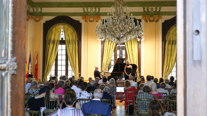 Edler Rahmen für die Matinée von Miriam und Eduard Kutrowatz im Zuge des „Pannonischen Forum Kittsee“.