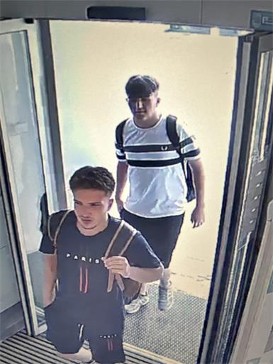 Ein Foto der beiden Verdächtigen