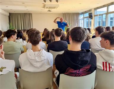 Ein Impuls-Workshop mit Werner Schwarz stand im BORG Güssing auf dem Programm.
