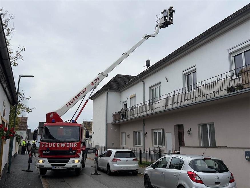 Ein nicht freigegebener Kamin führte zu einer Rauchentwicklung im Dachbereich.