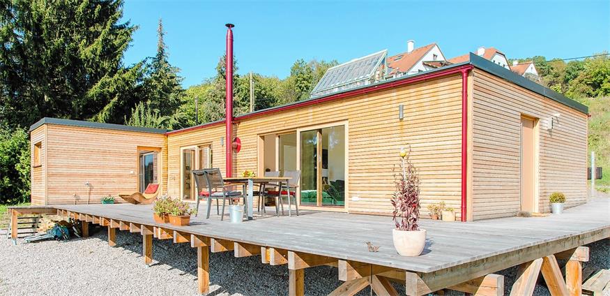 Eine echte Alternative zum klassischen Haus: Ein gar nicht so kleines microHOME, das in jederHinsicht enorm flexibel ist.