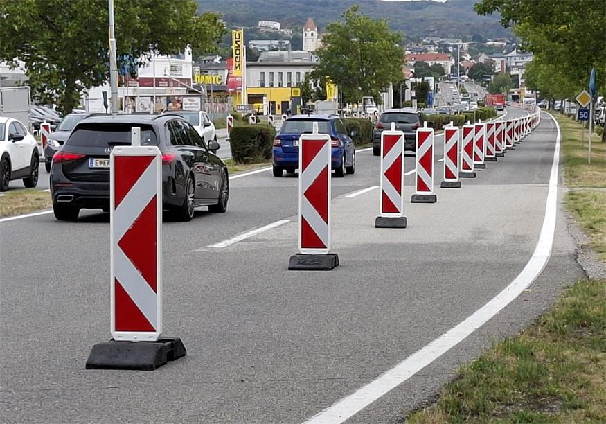 Einspurig bis Mitte November. Wie es nach der Pilotphase auf der Mattersburger Straße weitergeht, wird derzeit evaluiert.