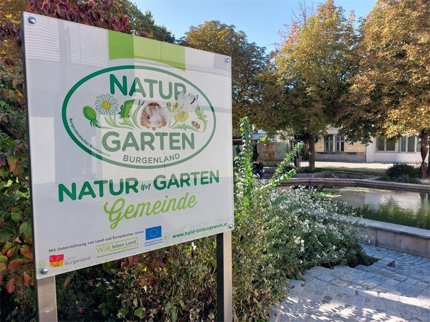 Eisenstadt ist "Natur im Garten"-Gemeinde.