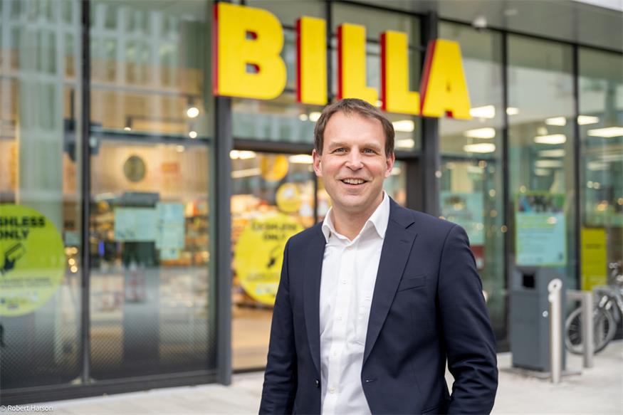Eric Scharnitz. Der Burgenländer machte Karriere bei BILLA und leitet heute als Vertriebsdirektor die Ostregion.