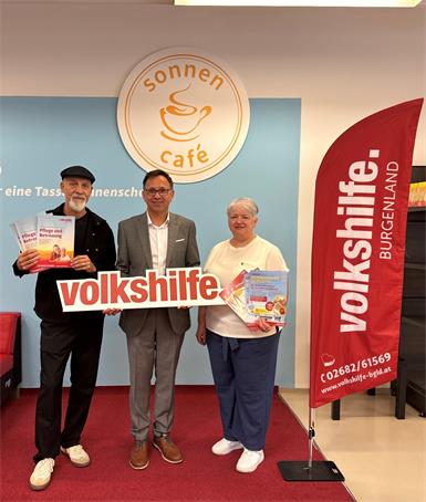 Erich Fenninger, Thomas König und und Karin Csencsits zogen in Güssing Bilanz.