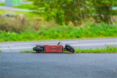 Erneut ein Scooter-Unfall.