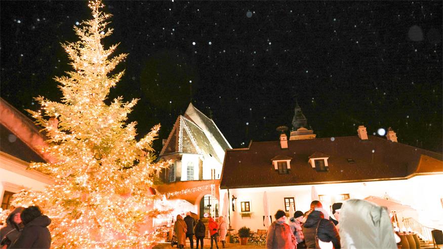 Romantische Eröffnung der Ruster Adventmeile