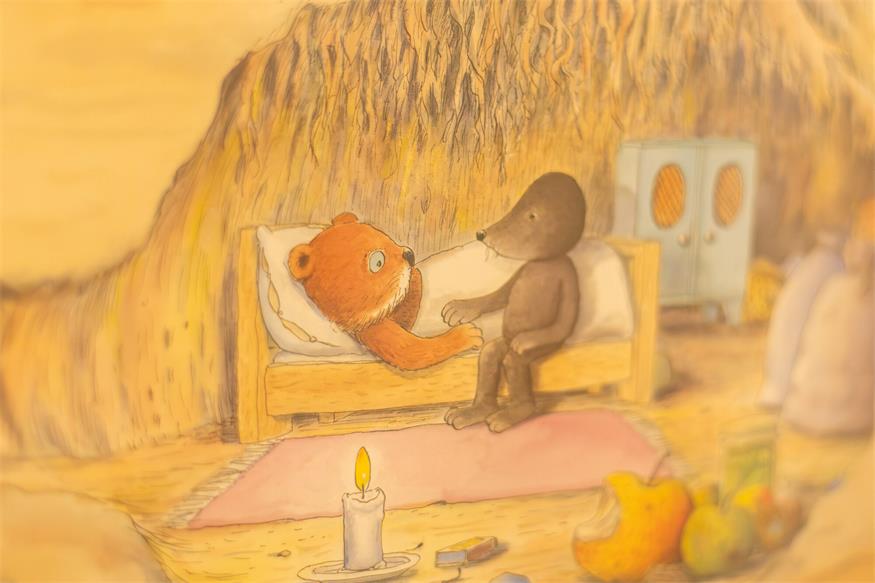 Erwin Moser Museum in Gols: Mit über 60 Illustrationen widmet sich die Ausstellung 2026 den Bären in den Werken von Erwin Moser. Eröffnet wird die Ausstellung am 4. April.