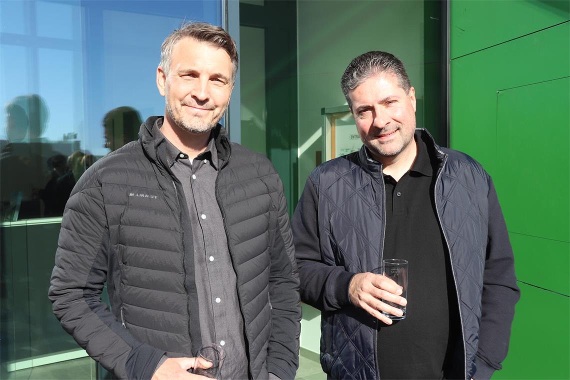 Felix Löbbel und Markus Binder, Geschäftsführer von Americold. 