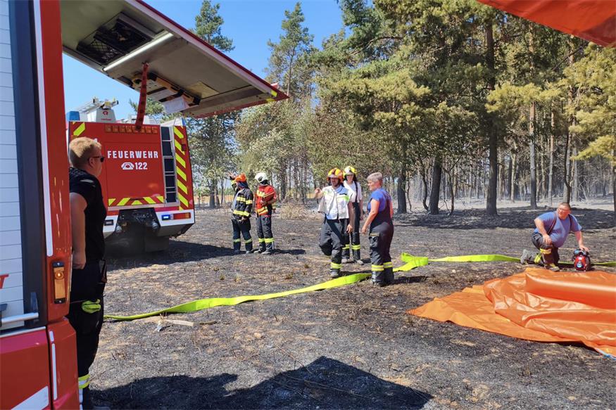 Feuerwehreinsätze wie jener bei einem Waldbrand in Sieggraben fordern von den Feuerwehren rasches und professionelles Handeln.