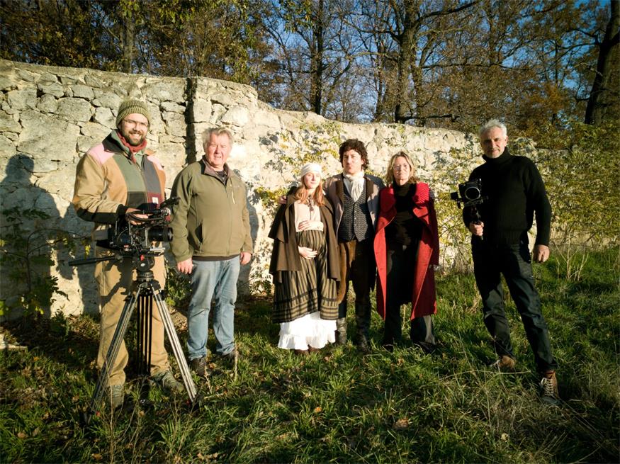 Filmteam: Valentin Zelger, Sepp Wind, Serapia Lentsch, Leonhard Srajer, Waltraud Staudach und Harald Staudach