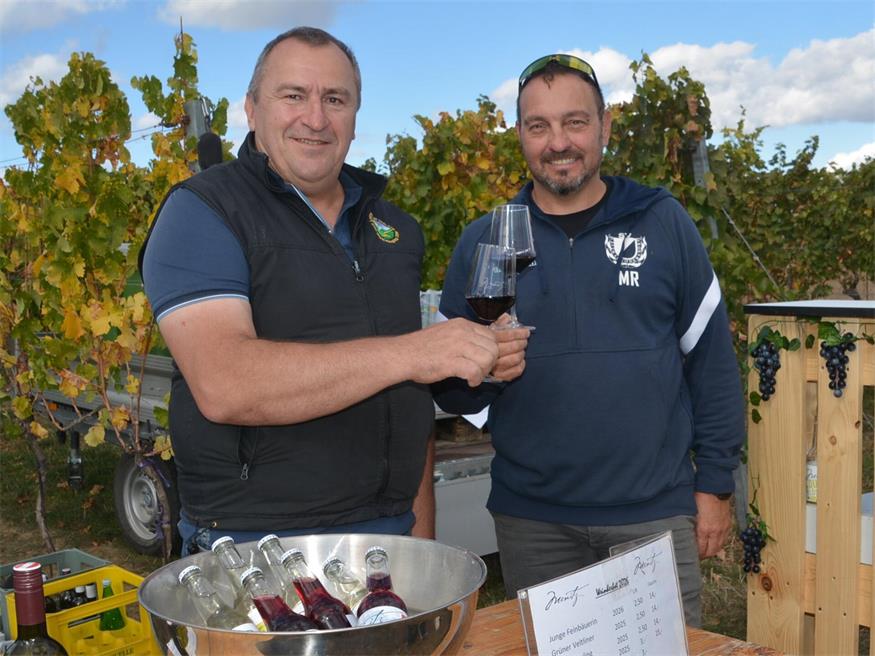 Winzer lockten beim Weinherbst in den Leithaprodersdorfer Hotter