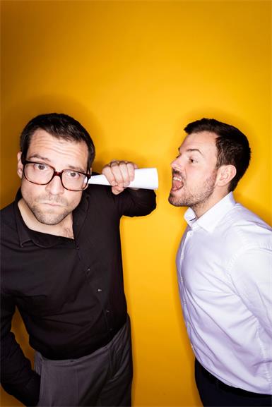 Flo und Wisch. „Hörensagen“ heißt das neue Kabarettprogramm. 