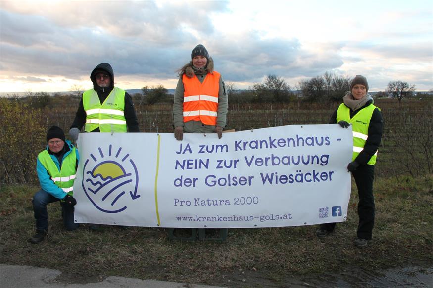 Foto einer früheren Protestaktion von Umweltschützern.