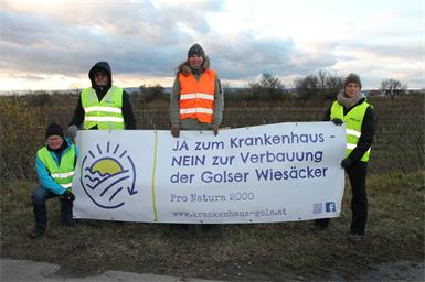 Foto einer früheren Protestaktion von Umweltschützern.