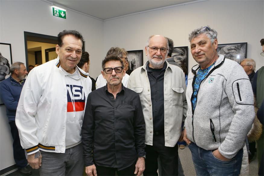 Fotokünstler unter sich: Walter Horvath, Erwin Muik, Kurt Pieber und Heinrich Seper
