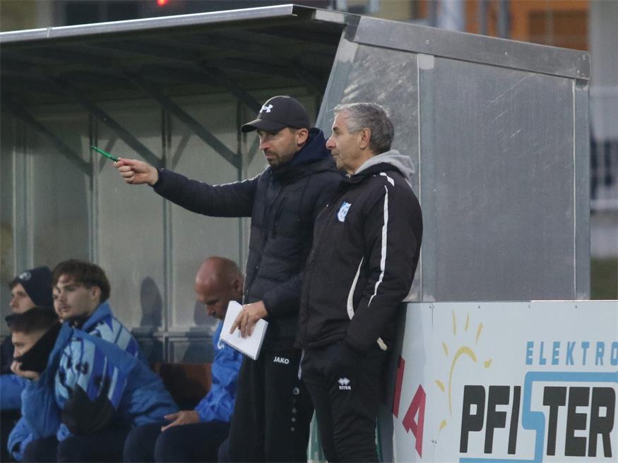 Franz Lederer (r.) und sein Co. Wolfgang Mayer können am Freitag stressfreier beim letzten Heimspiel von St. Margarethen zuschauen